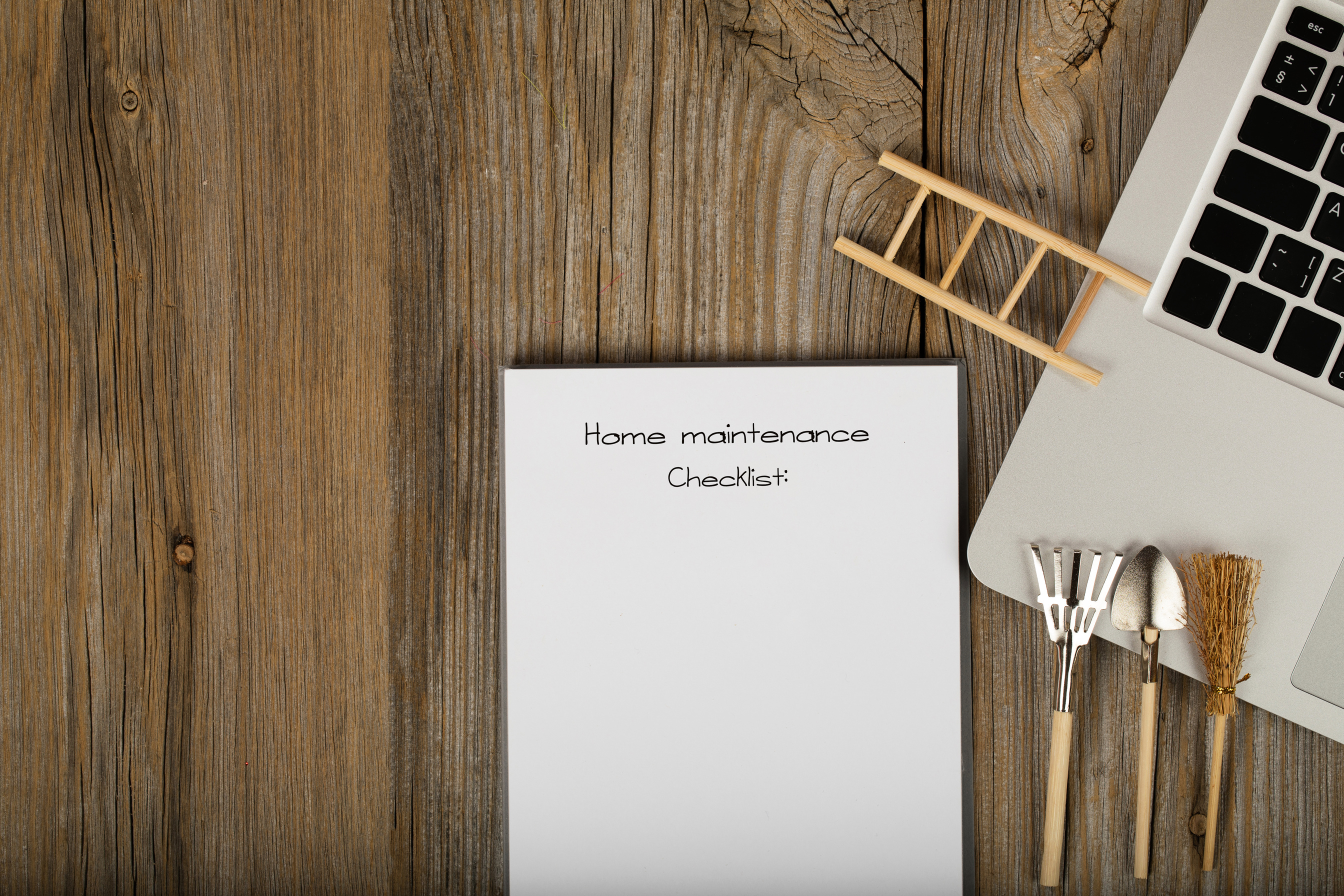 Home maintenance checklist.